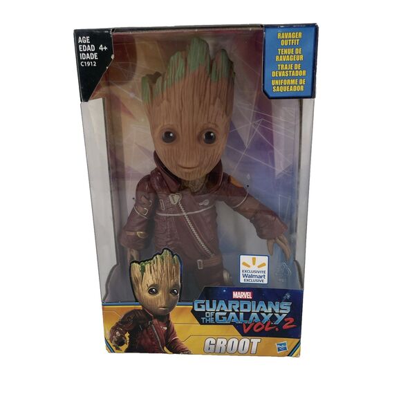 Marvel Guardians of the Galaxy Vol 2 Groot Figure Ravager Outfit NEW *BOX WEAR - Picture 1 of 12